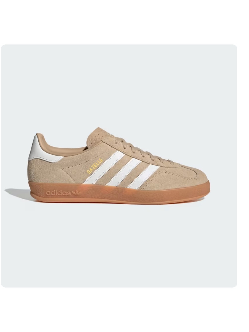 adidas Gazelle Suede Sneakers Beige 8M 10W BNWT Sold out Athleisure Shoes